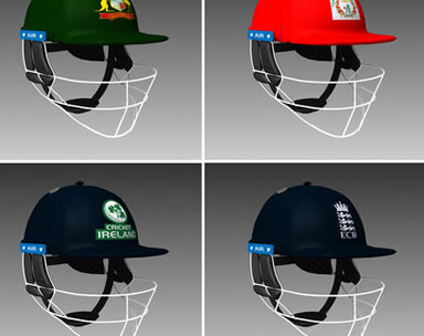 ünlü markaların kriket kask modelleri